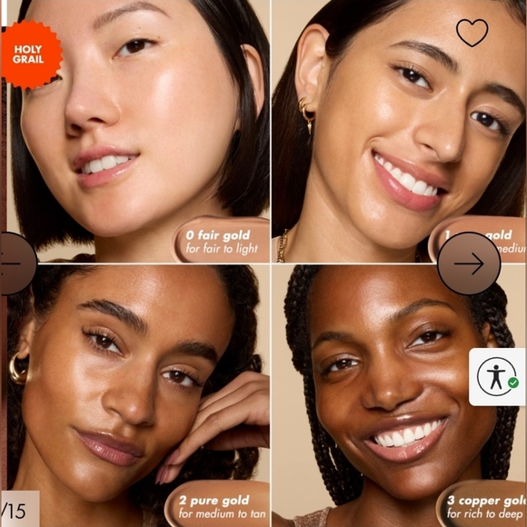 Elf Copper Gold Bronzing Drops 1fl Oz BNIB - Picture 8 of 13